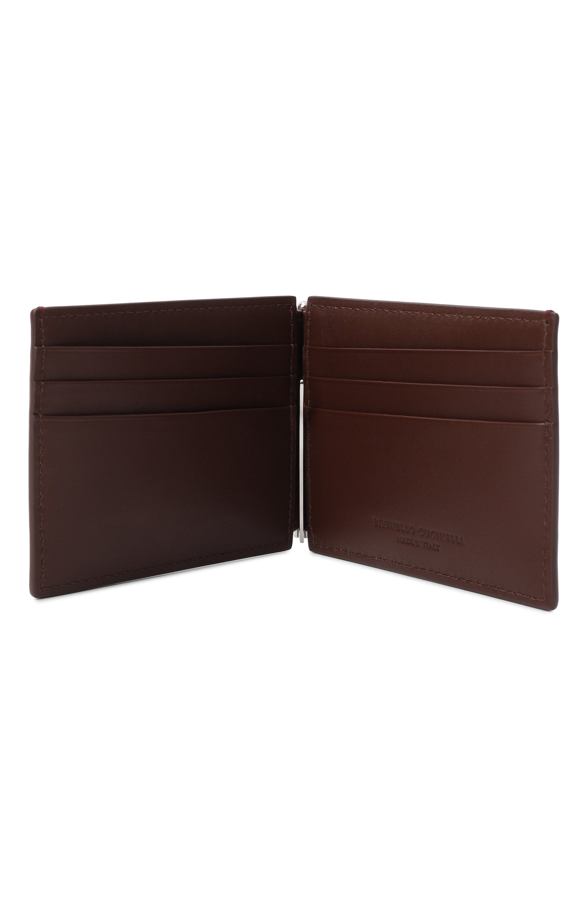 Кожаный зажим для купюр BRUNELLO CUCINELLI, арт. MWZNBU440, фото 3