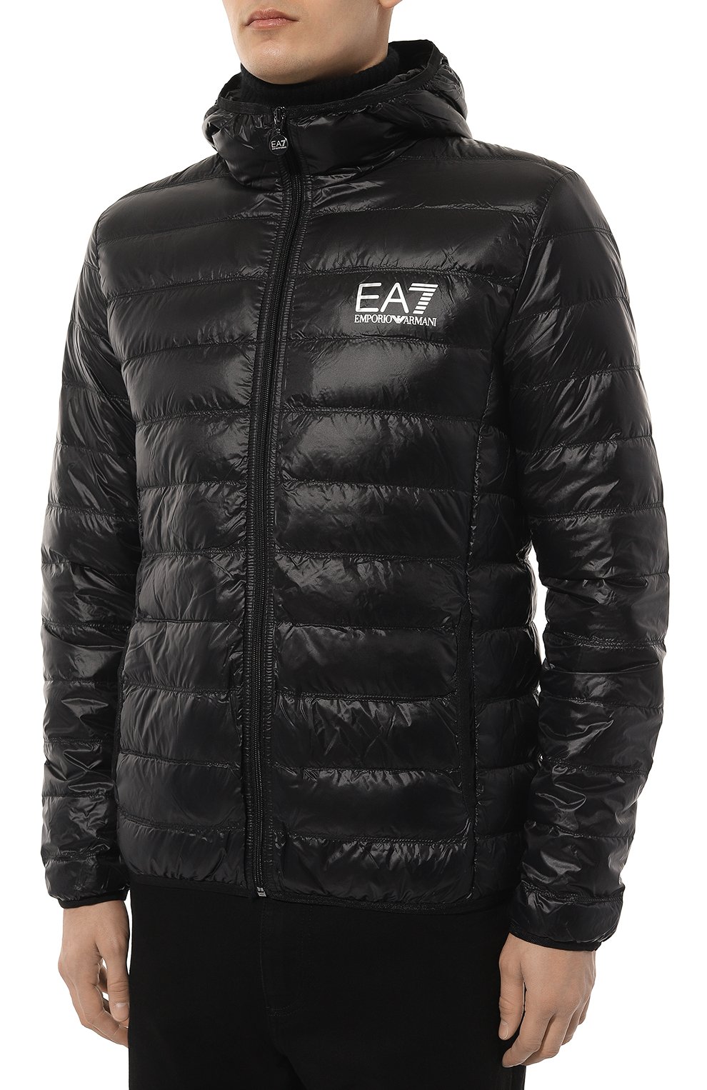 Пуховая куртка EA7 черного цвета по цене 21450 руб., арт. 8NPB02/PN29Z, фото 3 Пуховая куртка EA7, арт. 8NPB02/PN29Z, фото 3