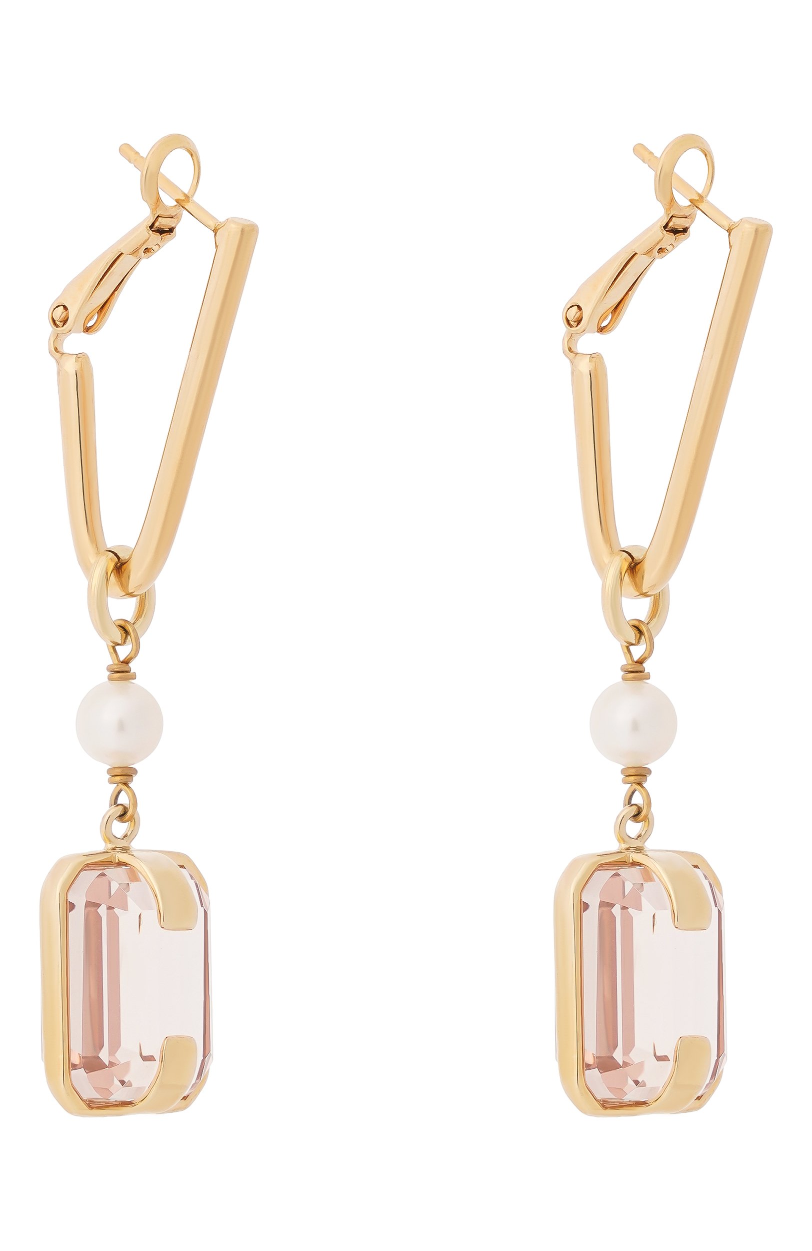 Серьги CRYSTALLINE JEWELLERY золотого цвета по цене 16060 руб., арт. 301L, фото 3 Серьги CRYSTALLINE JEWELLERY, арт. 301L, фото 3