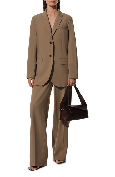 Шерстяные брюки AGREEG темно-бежевого цвета по цене 129000 руб., арт. 14053202, фото 2 Шерстяные брюки AGREEG, арт. 14053202, фото 2