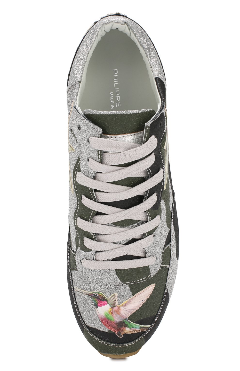 Кожаные кроссовки etoile PHILIPPE MODEL зеленого цвета по цене 31500 руб., арт. TBLD BG01, фото 5 Кожаные кроссовки etoile PHILIPPE MODEL, арт. TBLD BG01, фото 5