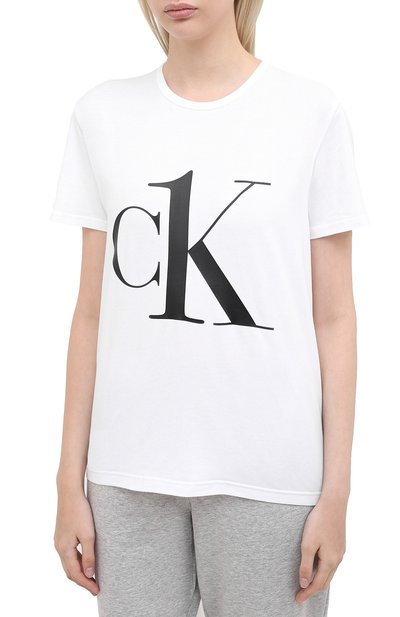 Хлопковая футболка CALVIN KLEIN, арт. QS6436E, фото 3