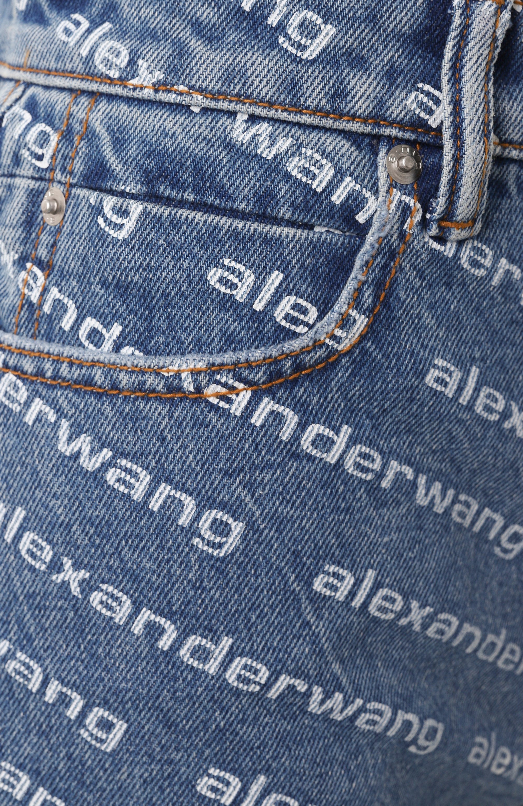 Джинсовые шорты ALEXANDER WANG, арт. 4DC1214897, фото 6