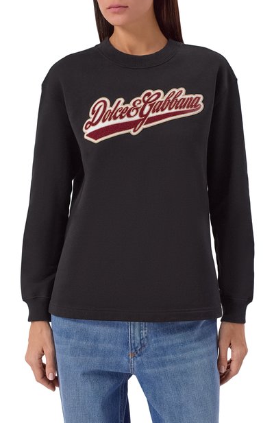 Хлопковый свитшот DOLCE & GABBANA, арт. F9S50Z/GDDAI, фото 3