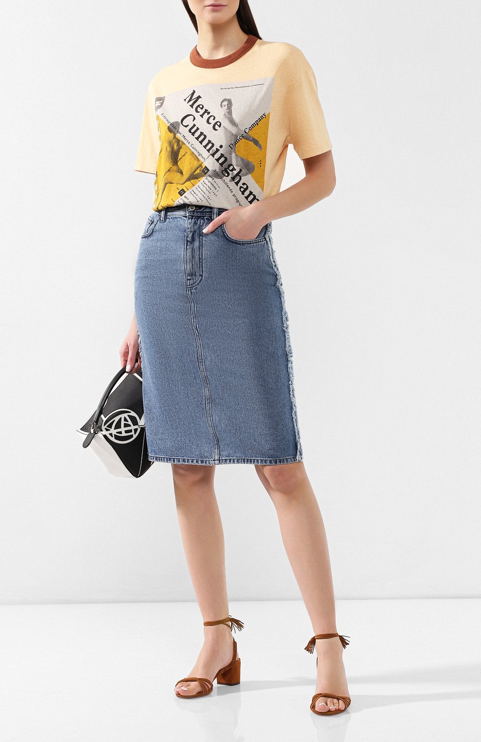 Джинсовая юбка ACNE STUDIOS, арт. AF0042, фото 2