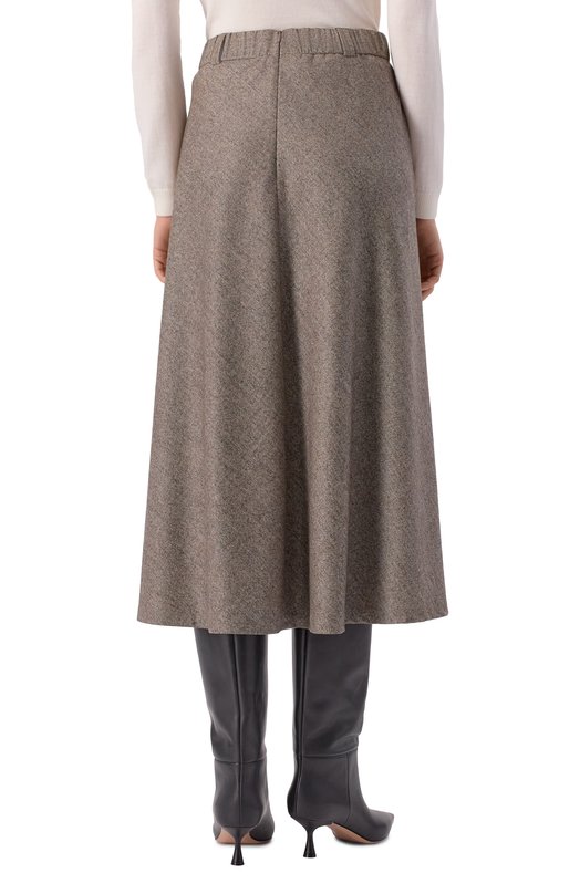 Шерстяная юбка Noble&Brulee NB115/311218/1 Бежевый  NB115/311218/1 Фото 4