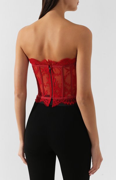 Кружевной топ-бюстье DOLCE & GABBANA, арт. F72X4T/HLMQJ, фото 4