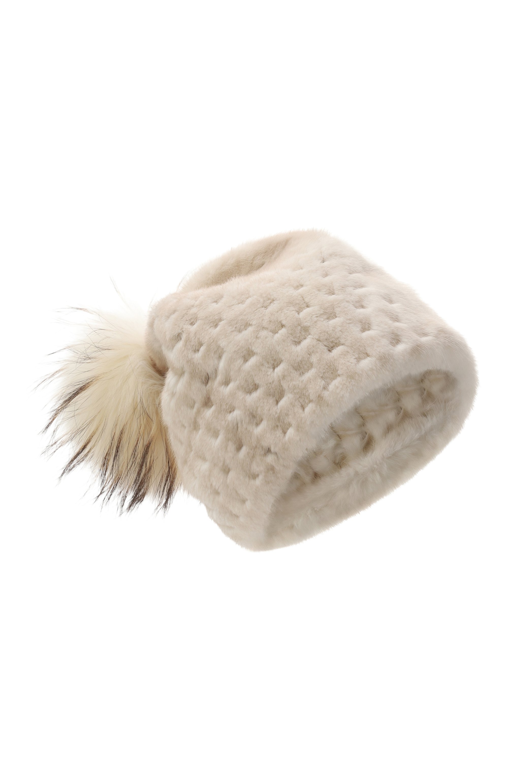 Меховая шапка из норки и енота VICTORIA KUSENKOVA, арт. 072000024672, фото 1