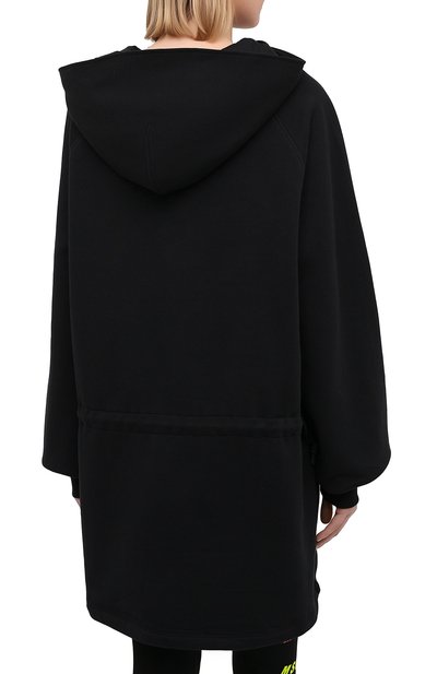 Хлопковое платье MSGM черного цвета по цене 29550 руб., арт. 2942MDH160 207999, фото 4 Хлопковое платье MSGM, арт. 2942MDH160 207999, фото 4