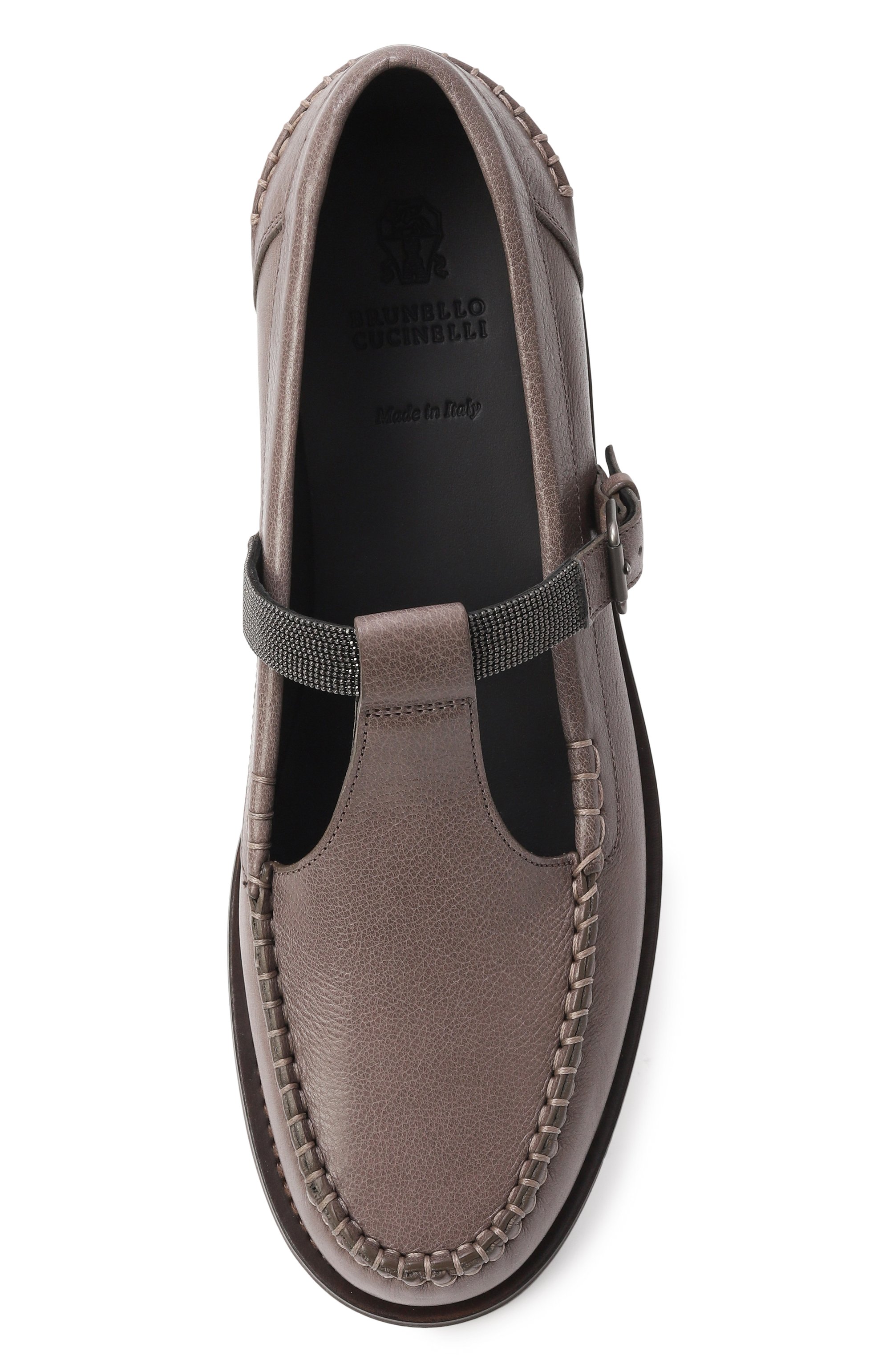 Кожаные лоферы BRUNELLO CUCINELLI, арт. MZ0RG2867, фото 6
