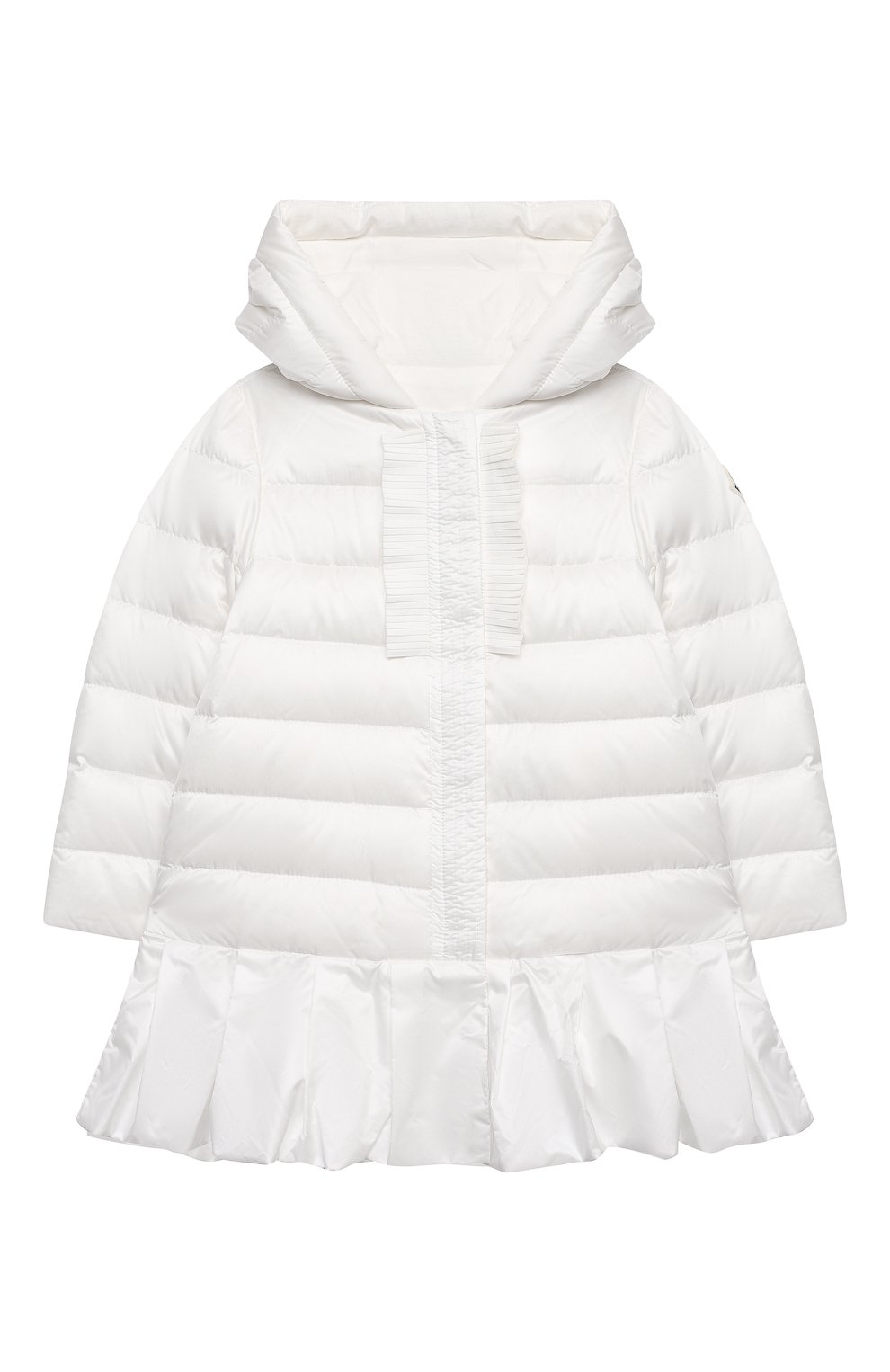 Пуховая куртка MONCLER белого цвета по цене 44550 руб., арт. G1-951-1C509-10-53048, фото 1 Пуховая куртка MONCLER, арт. G1-951-1C509-10-53048, фото 1