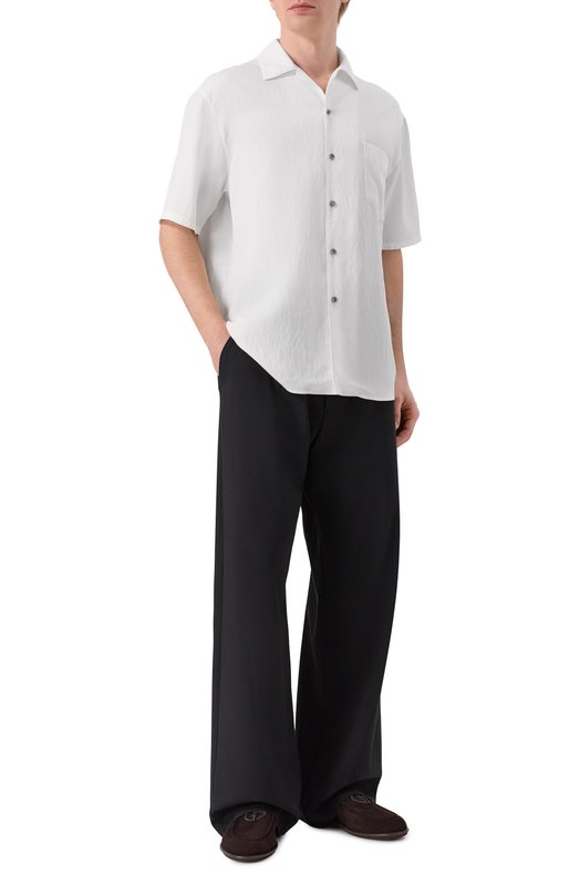 Рубашка из вискозы Giorgio Armani GM003169/TE20303 Белый  GM003169/TE20303 Фото 2