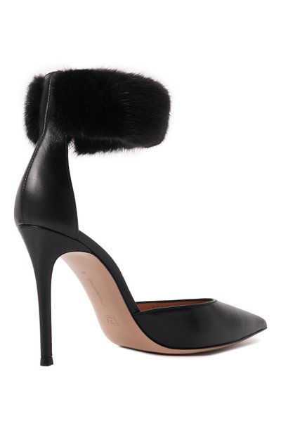 Кожаные туфли letizia 95 GIANVITO ROSSI, а рт. G41099.95RIC.NVVNNER, фото 5