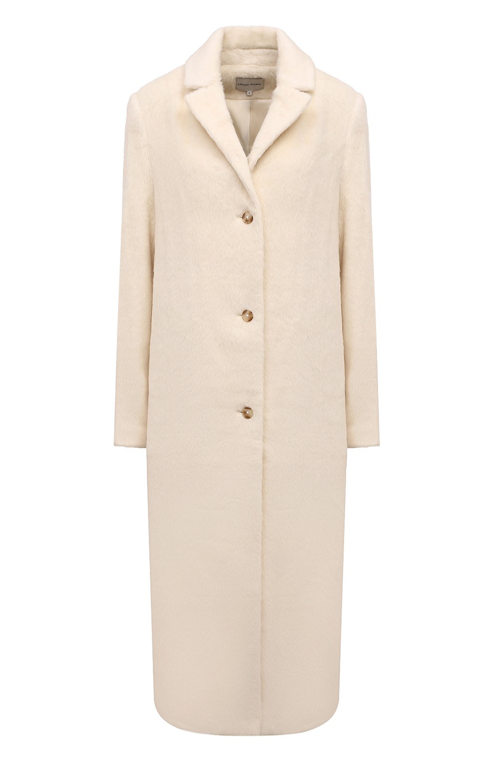 Шерстяное пальто LOULOU DE SAISON кремового цвета по цене 119000 руб., арт. DANIELLE, фото 1 Шерстяное пальто LOULOU DE SAISON, арт. DANIELLE, фото 1