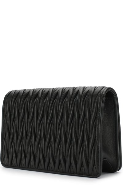 Кожаная сумка на цепочке MIU MIU, арт. 5BF069-N88-F0632-OCO, фото 2