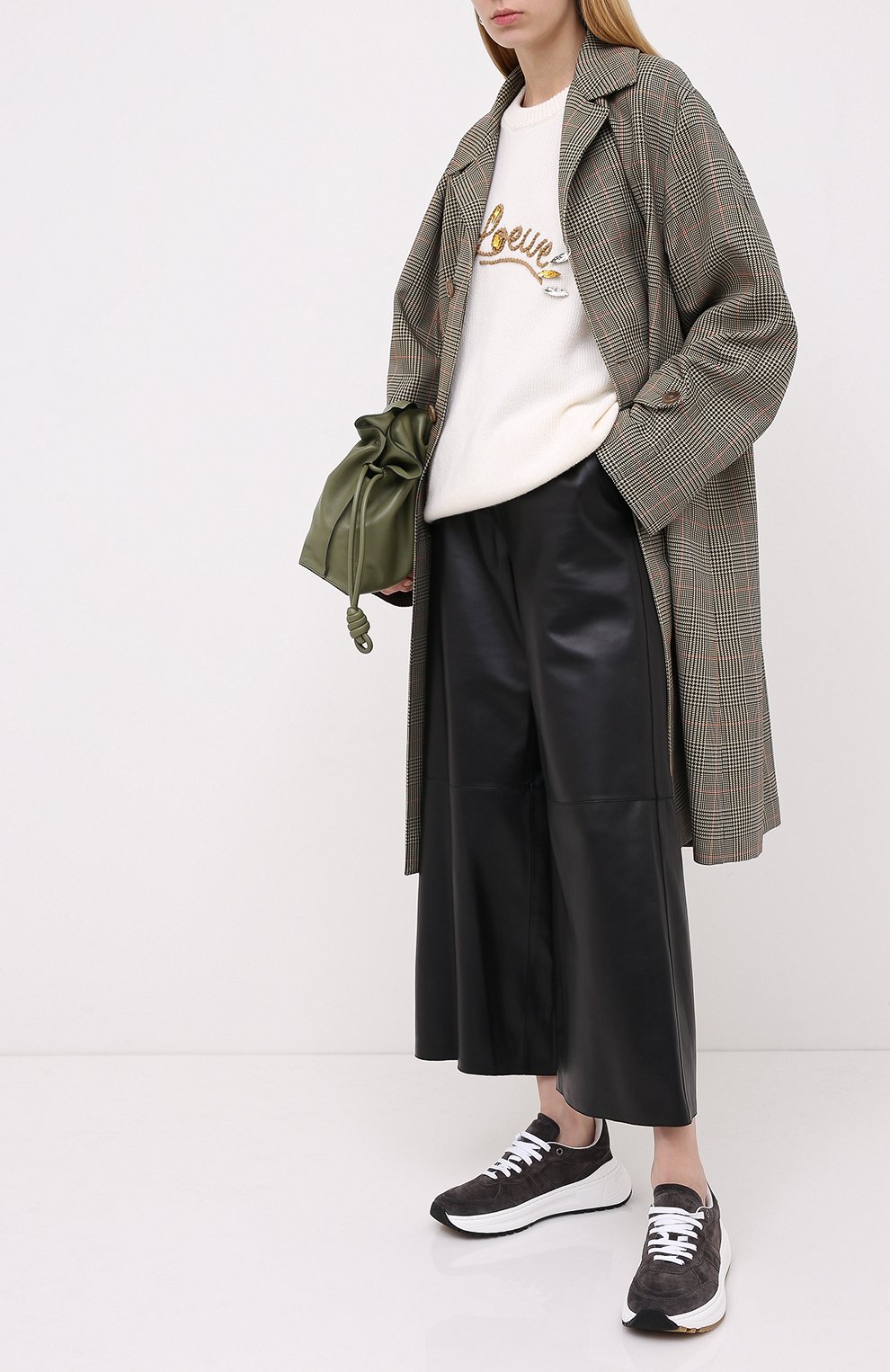 Шерстяной свитер LOEWE белого цвета по цене 66300 руб., арт. S359333XBG, фото 2 Шерстяной свитер LOEWE, арт. S359333XBG, фото 2