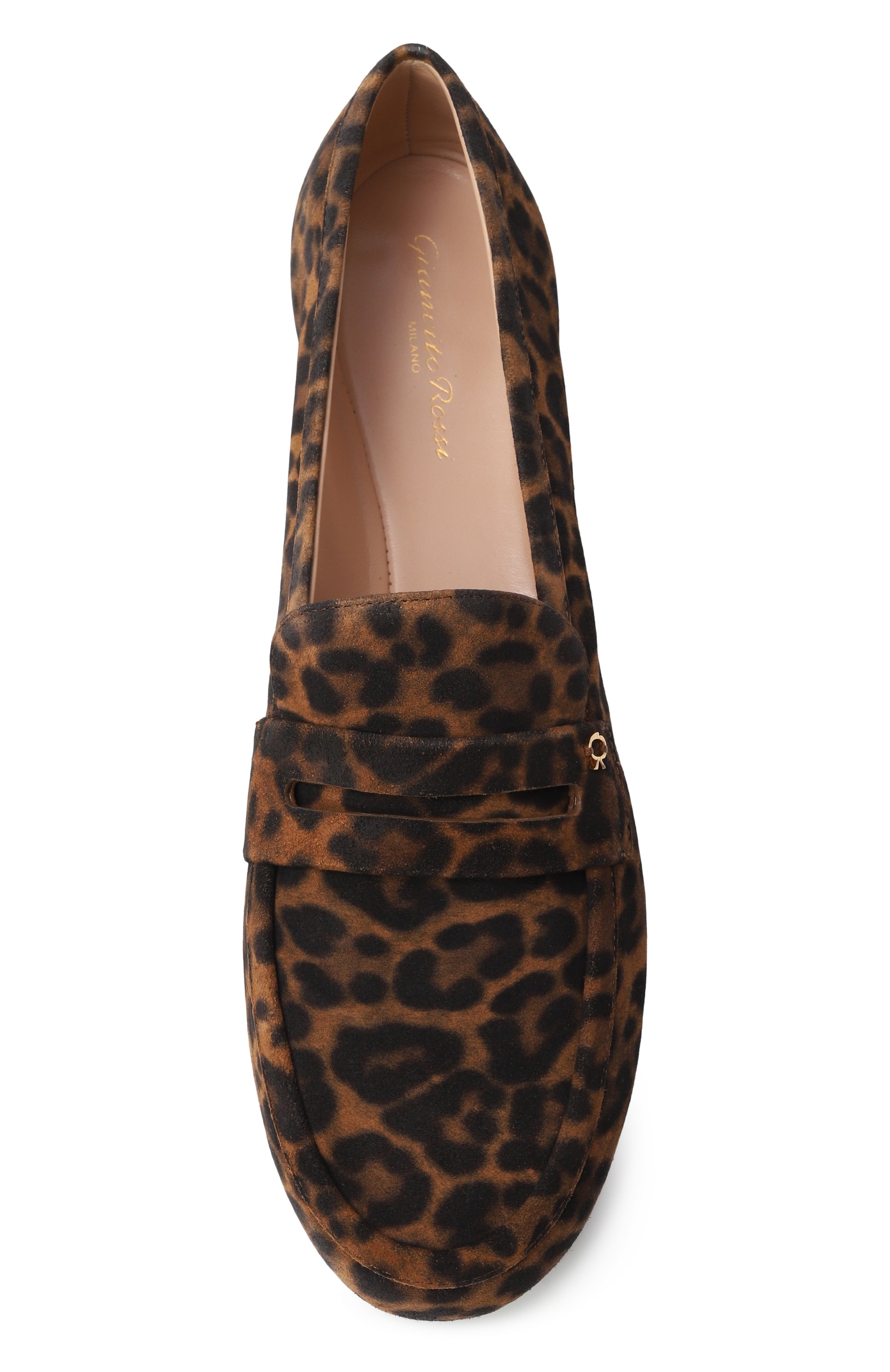 Замшевые пенни-лоферы giorgia GIANVITO ROSSI, арт. G25314.05G0M.VLULEPA, фото 6