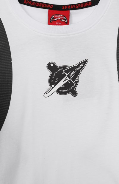 Хлопковая футболка SPRAYGROUND, арт. SPY1332_001, фото 3