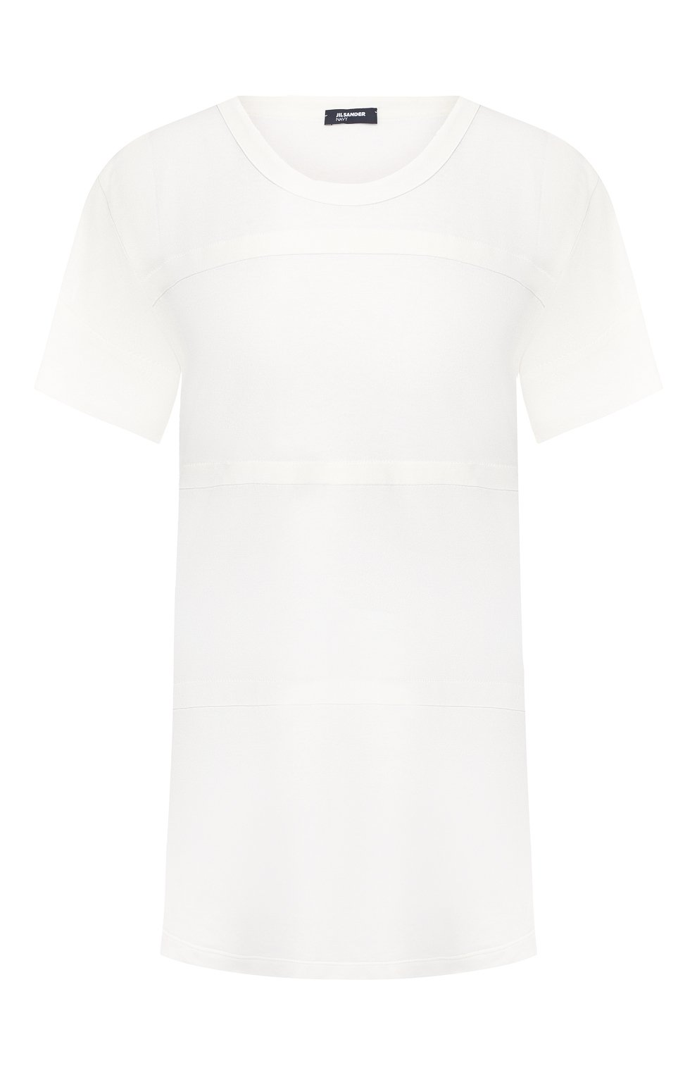 Хлопковая футболка JIL SANDER NAVY, арт. JNWM7007A/JM2586, фото 1