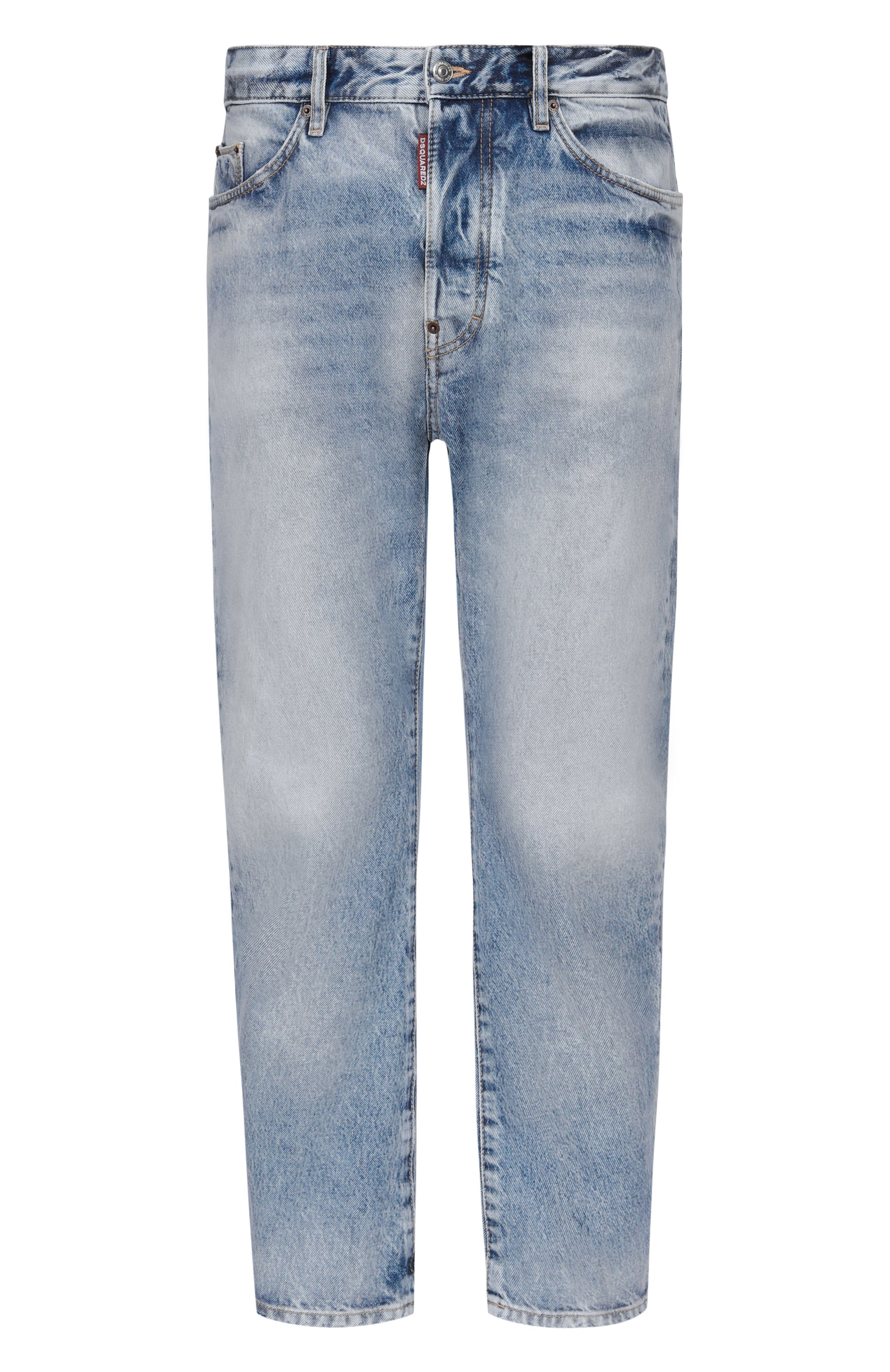 Джинсы bro DSQUARED2 голубого цвета по цене 78600 руб., арт. S74LB1875/S30839, фото 1 Джинсы bro DSQUARED2, арт. S74LB1875/S30839, фото 1