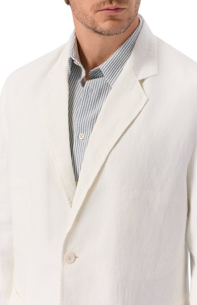 Льняной пиджак INLINUM, арт. JAC0B/TR0PEA, фото 5