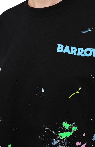 Хлопковая футболка BARROW черного цвета по цене 12400 руб., арт. 031376/W, фото 5 Хлопковая футболка BARROW, арт. 031376/W, фото 5