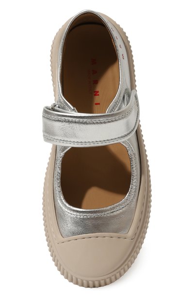 Кожаные кеды MARNI, арт. 79592/VAR3/36-40, фото 4