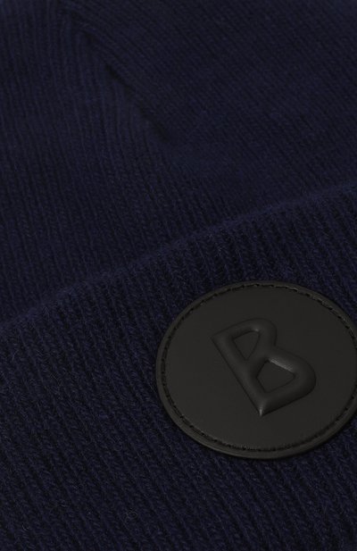 Шапка из шерсти и вискозы BOGNER темно-синего цвета по цене 15400 руб., арт. 98676087, фото 3 Шапка из шерсти и вискозы BOGNER, арт. 98676087, фото 3