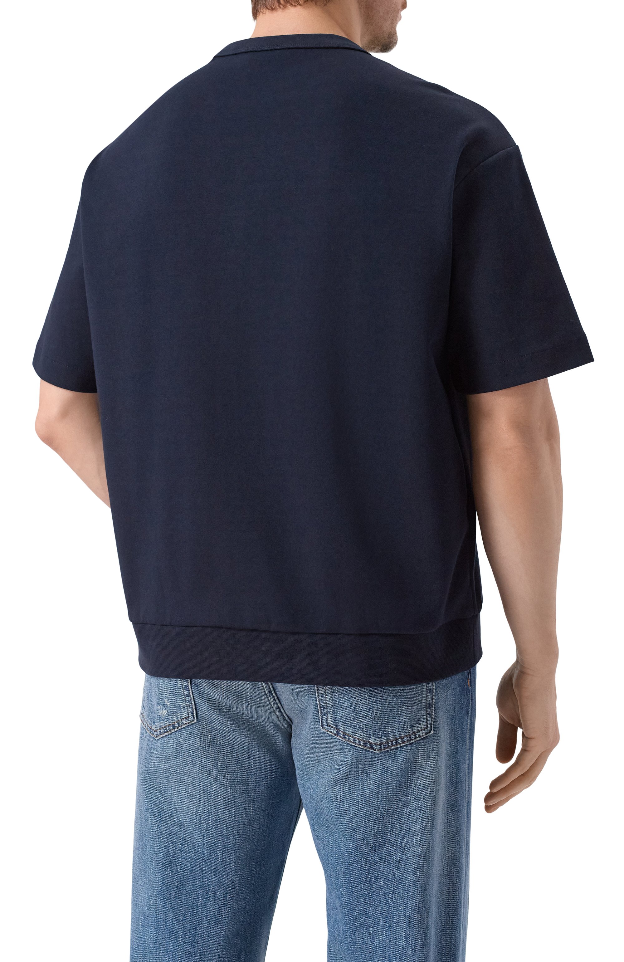 Хлопковая футболка BOSS, арт. 50554243, фото 4