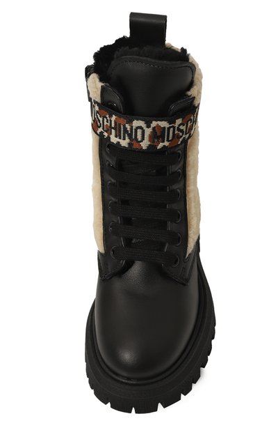 Утепленные ботинки MOSCHINO, арт. 78755/VAR2/28-35, фото 4