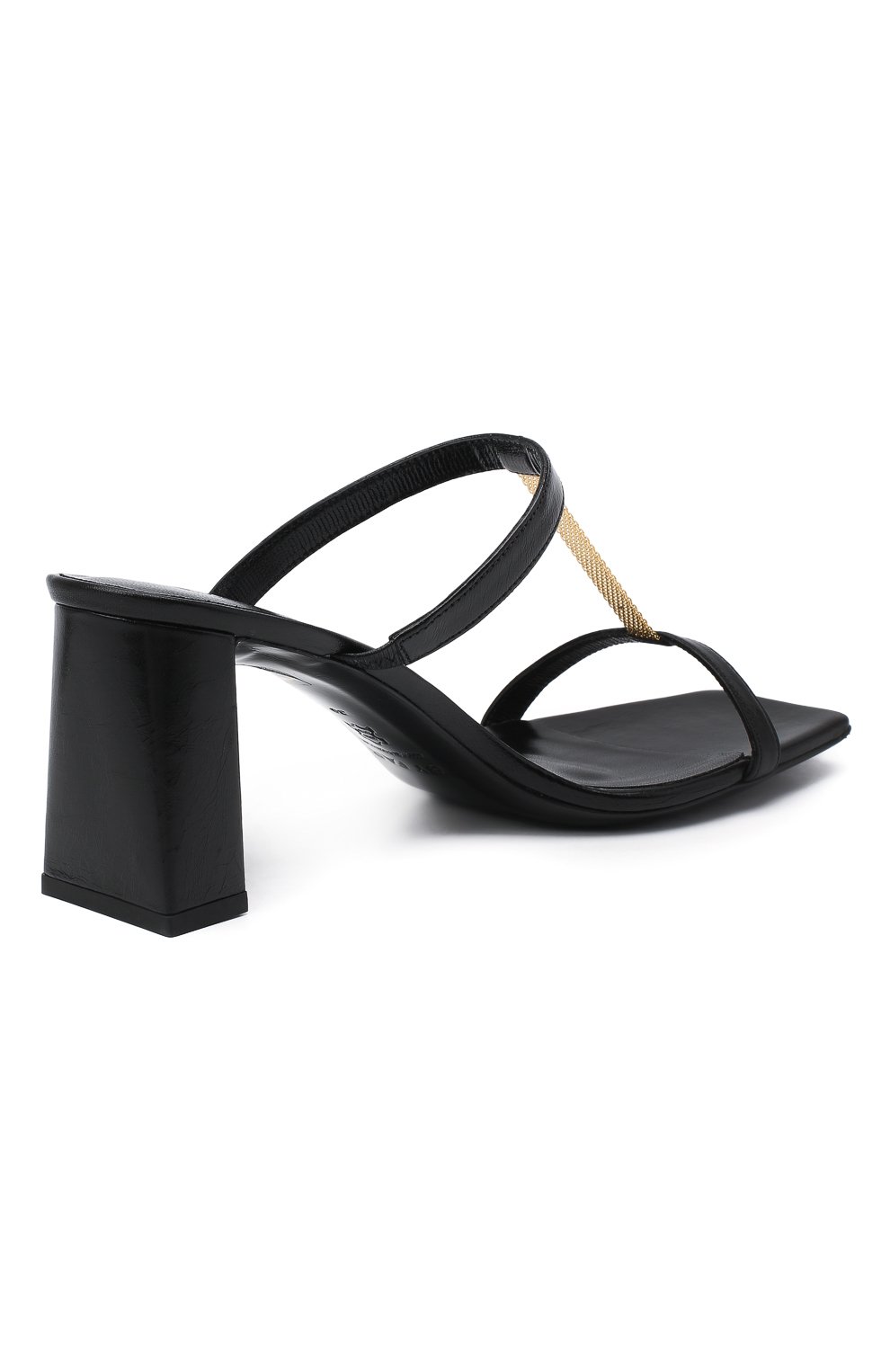 Кожаные мюли chloe BY FAR, арт. 20FWCHLMBLCRE, фото 4