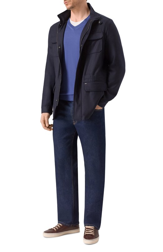 Шерстяной пуловер MVST M0-M25.1MM.K411/44-60 Синий  M0-M25.1MM.K411/44-60 Фото 2