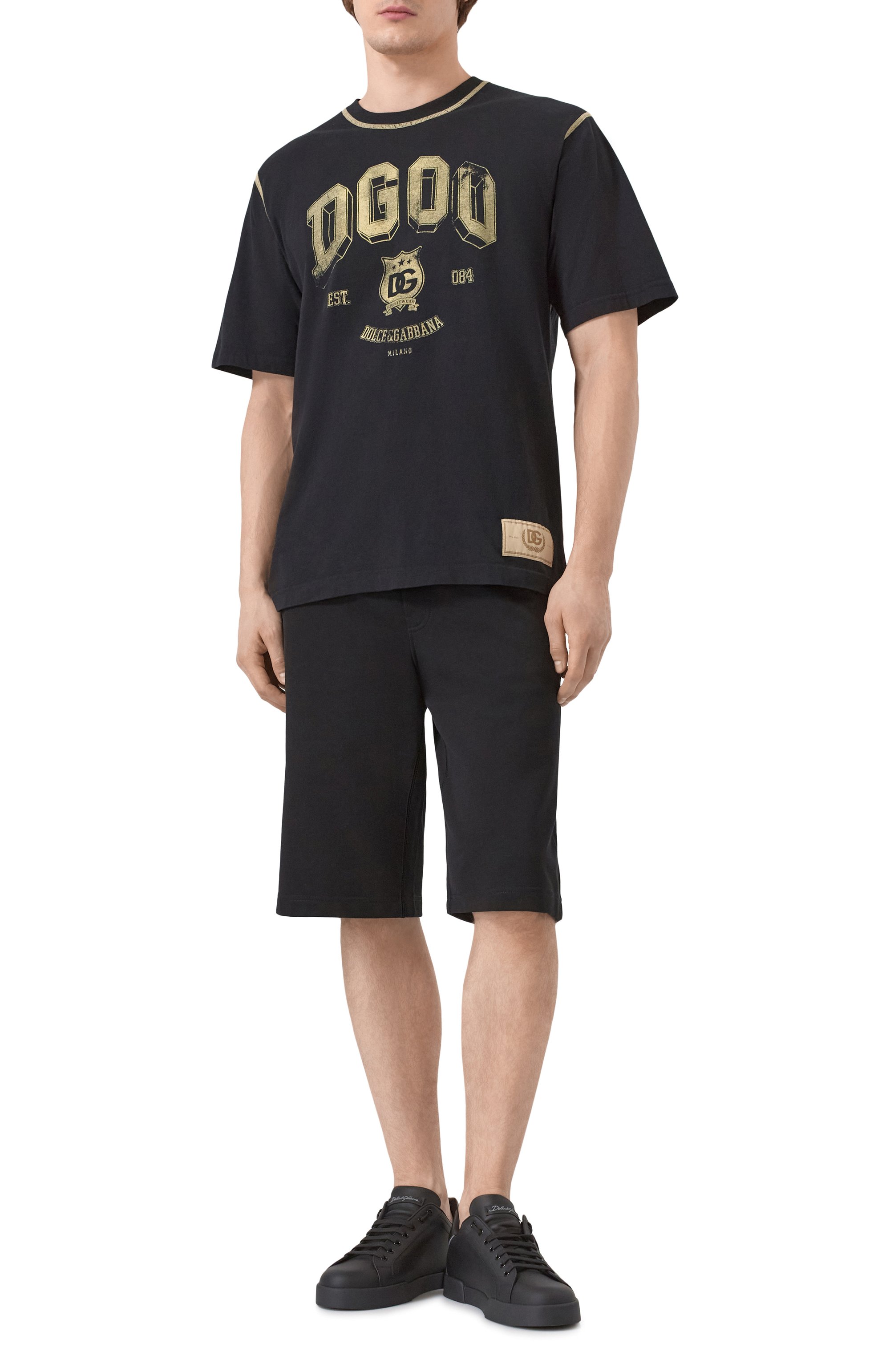 Хлопковая футболка DOLCE & GABBANA, арт. G8PN9T/G7NWY, фото 2