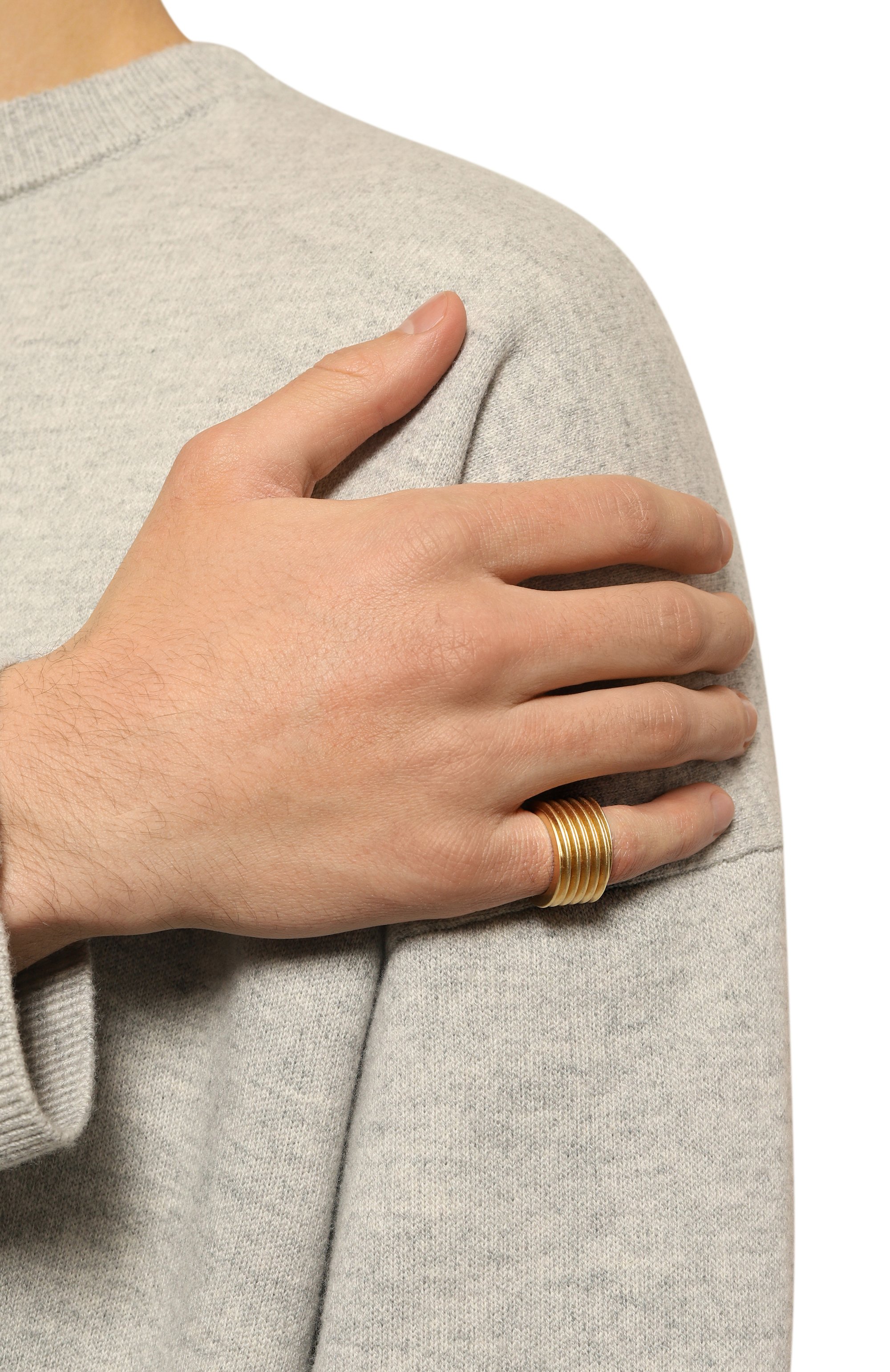 Кольцо MAISON MARGIELA, арт. SM0UQ0023 SV0273/G0LD, фото 2