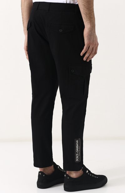 Хлопковые брюки-карго DOLCE & GABBANA, арт. GYA8ET/FUFGD, фото 4