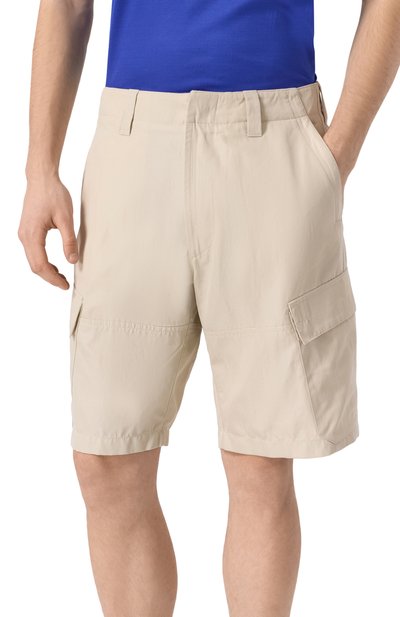 Шорты из хлопка и льна ZILLI бежевого цвета по цене 146000 руб., арт. CPPTA9M076192002U, фото 3 Шорты из хлопка и льна ZILLI, арт. CPPTA9M076192002U, фото 3