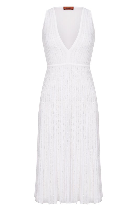 Платье с отделкой пайетками Missoni DS26SG0I/BK01GH Белый DS26SG0I/BK01GH