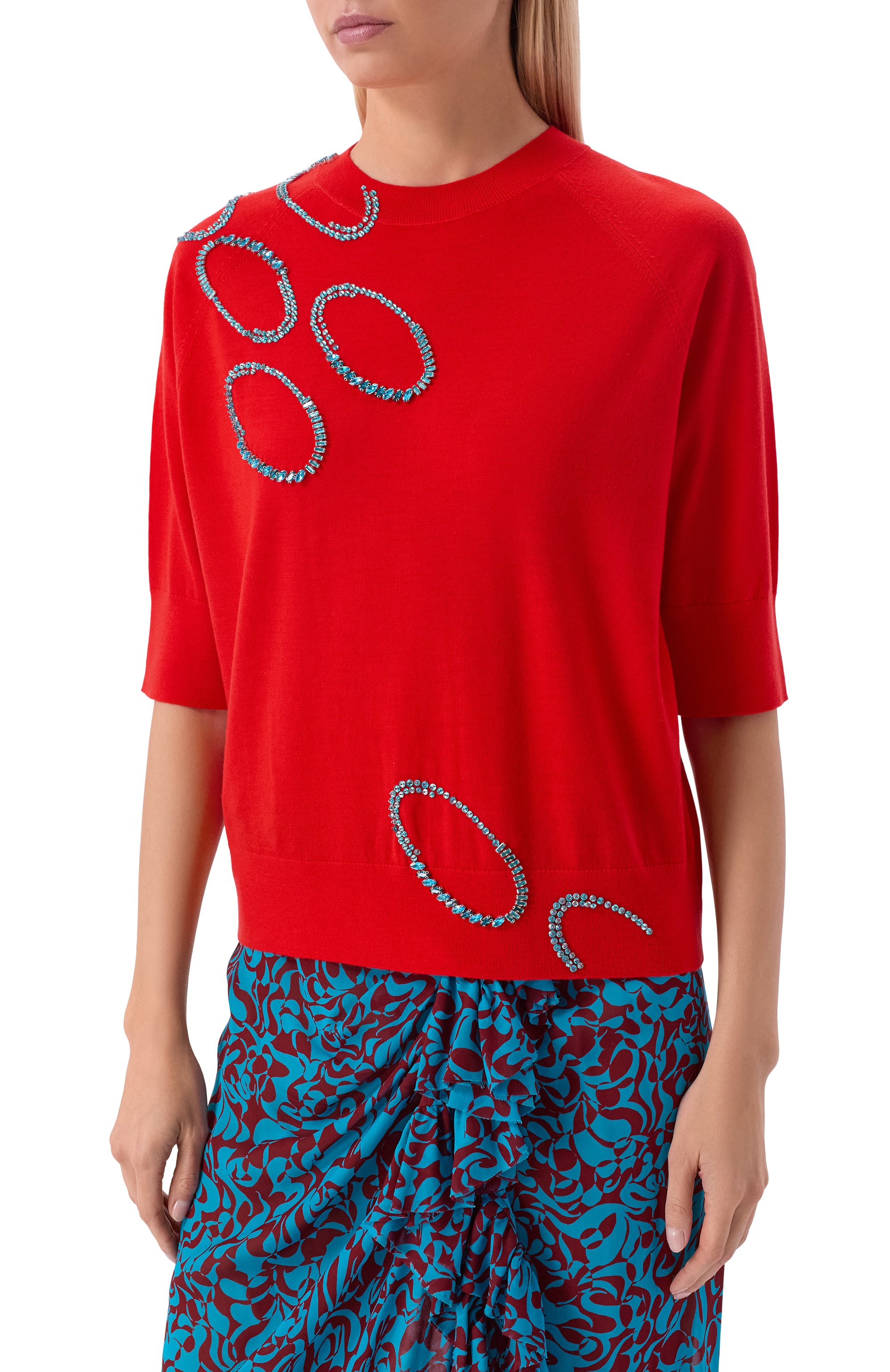 Шерстяной пуловер DRIES VAN NOTEN, арт. 011202/3700, фото 3