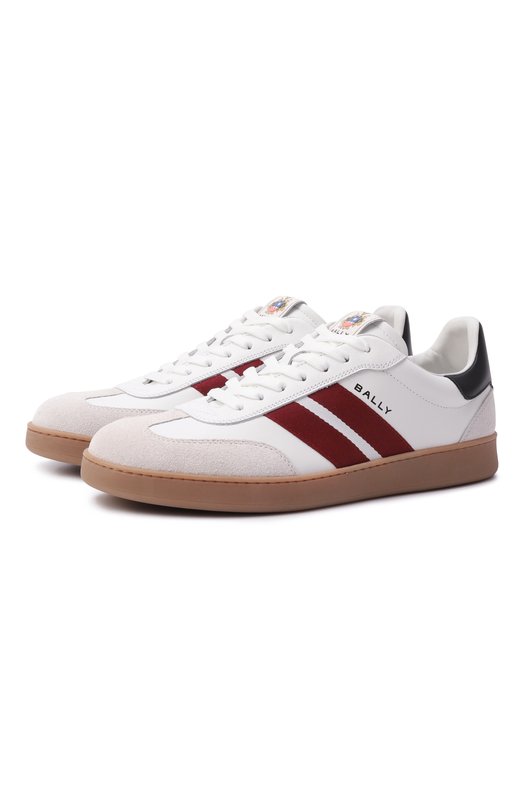 Кожаные кеды Retro Crest Bally MSK0F7/VT012 Белый MSK0F7/VT012
