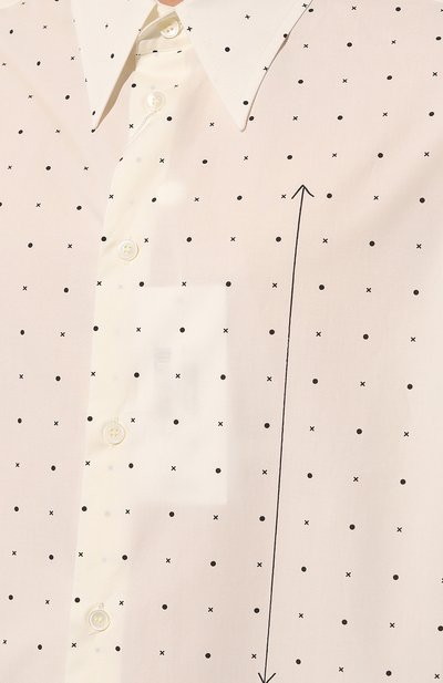 Хлопковая рубашка MM6, арт. S52DT0022/S78157, фото 5
