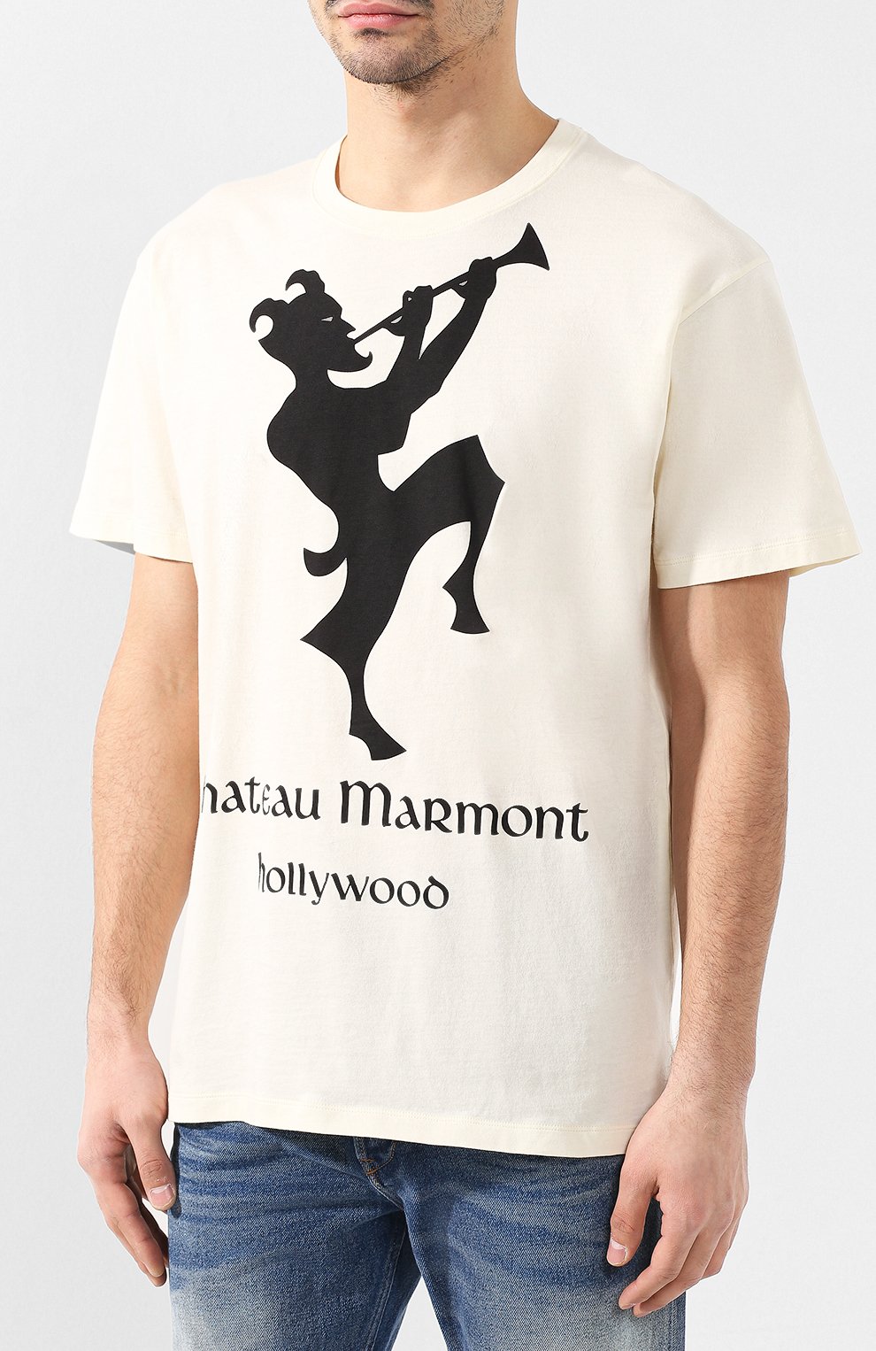 Хлопковая футболка  GUCCI, арт. 548334/XJAN4, фото 3