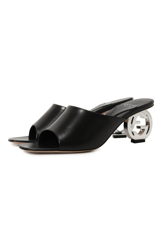 Кожаные мюли Interlocking G Gucci