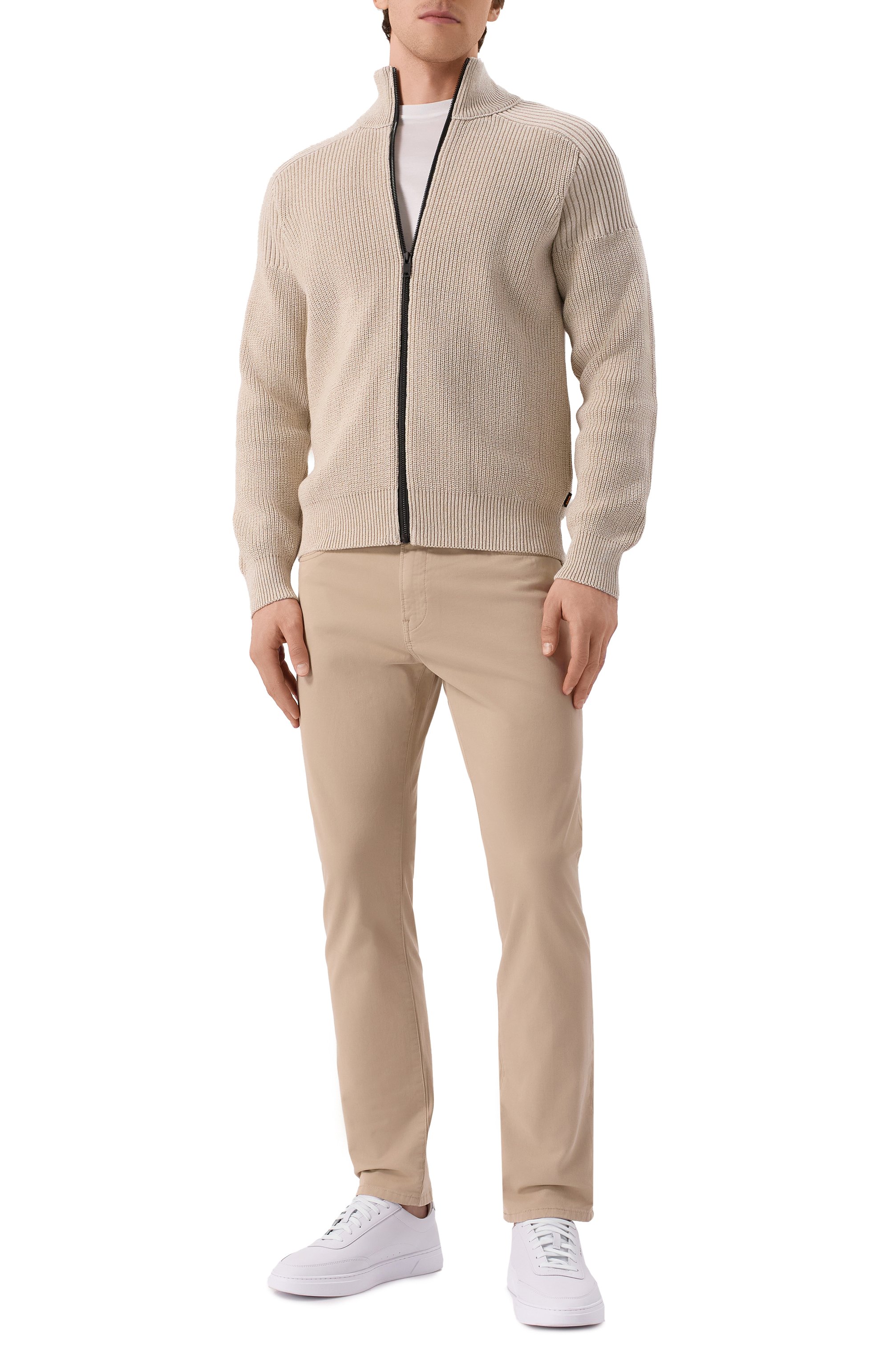 Хлопковый кардиган BOSS ORANGE, арт. 50531511, фото 2