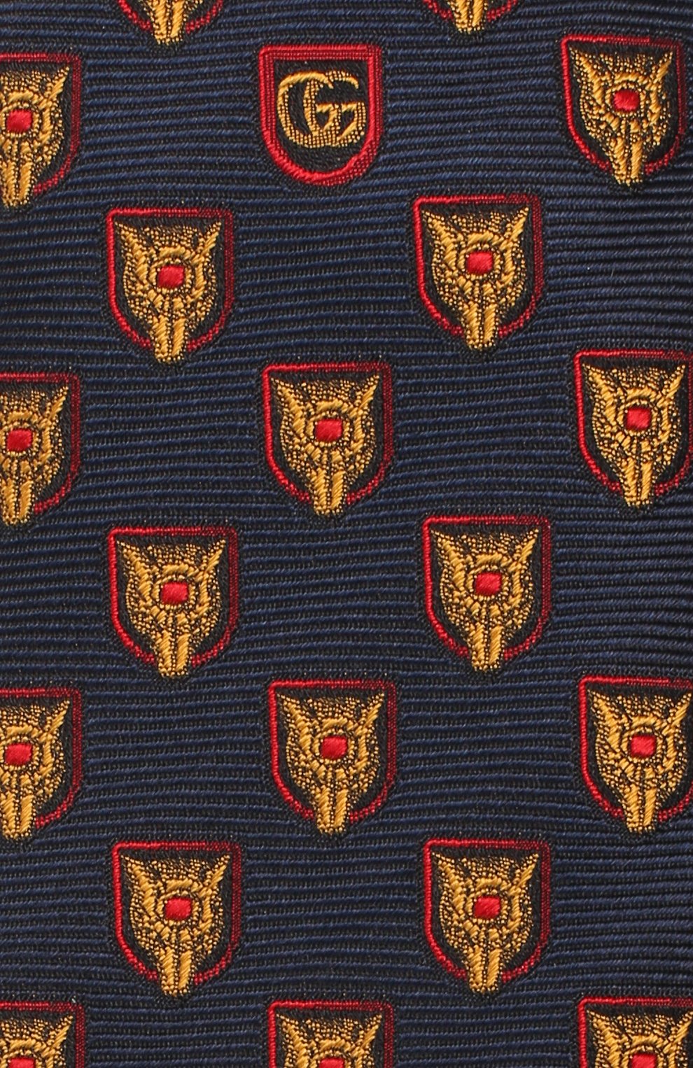 Шелковый галстук GUCCI синего цвета по цене 19950 руб., арт. 571827/4E002, фото 3 Шелковый галстук GUCCI, арт. 571827/4E002, фото 3