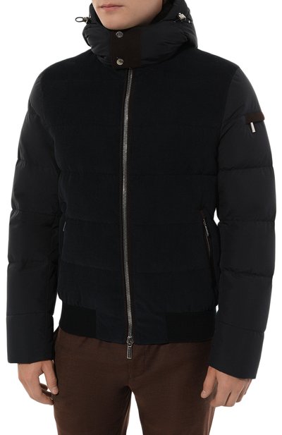 Пуховый бомбер wright-vt с отделкой из вельвета MOORER, арт. GIRW-VT_SET, фото 3