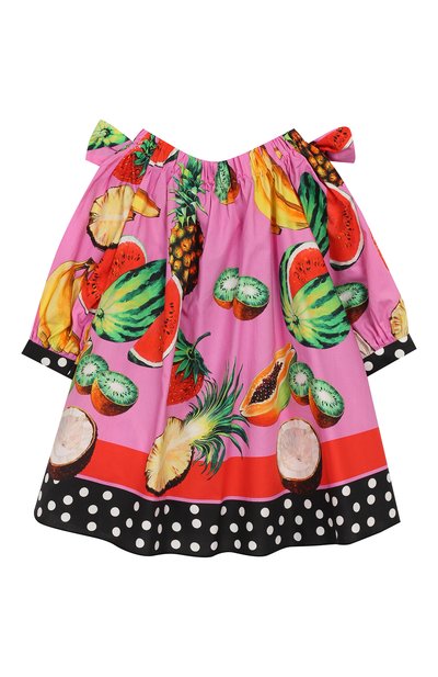 Хлопковая блузка DOLCE & GABBANA, арт. L54S91/G7WRH/2-6, фото 2