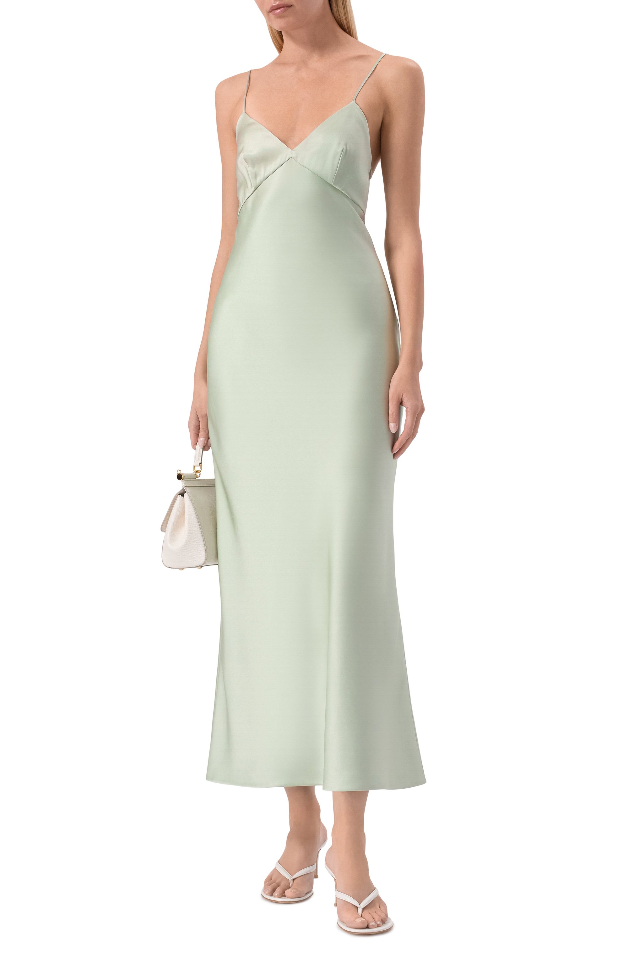 Атласное платье MVST, арт. M26.2PW.D014/F096 D0UBLE SATIN, фото 2