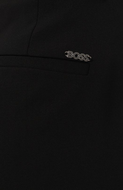 Шерстяные брюки BOSS 50490051 Чёрный  50490051 Фото 5
