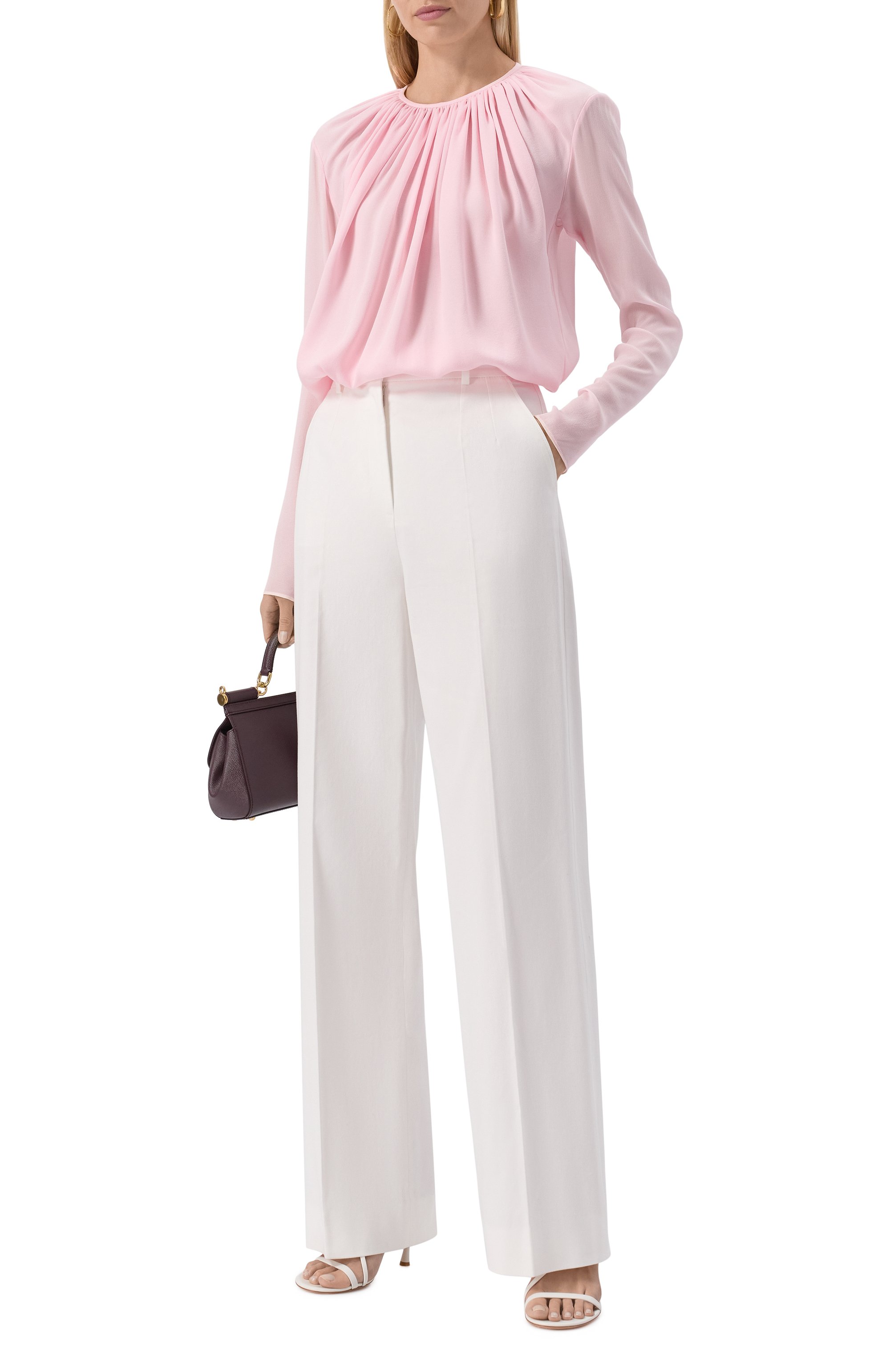 Шелковая блузка GIAMBATTISTA VALLI, арт. 25FWPVTE1101/59SAB, фото 2