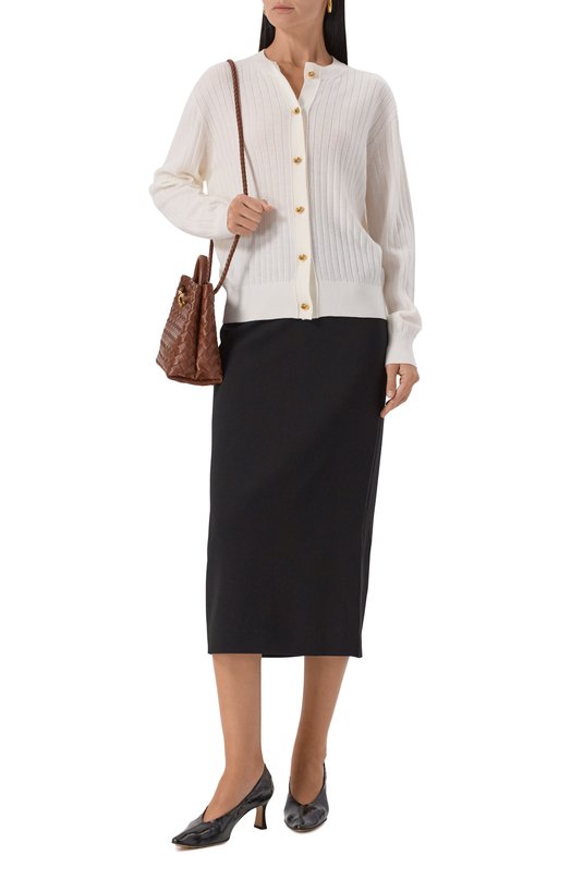 Кожаные туфли Sofia Bottega Veneta 837884/V3H90 Чёрный  837884/V3H90 Фото 3